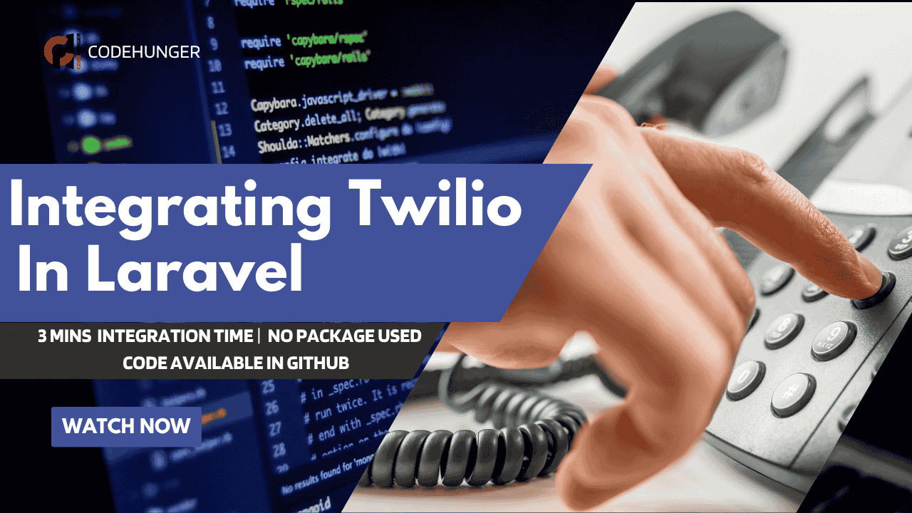 twilio integration in laravel 12 | Step by step guide with example