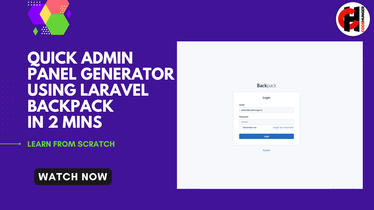 Set Up Laravel Admin Panel with Backpack in Just 5 Minutes (Quick Guide)