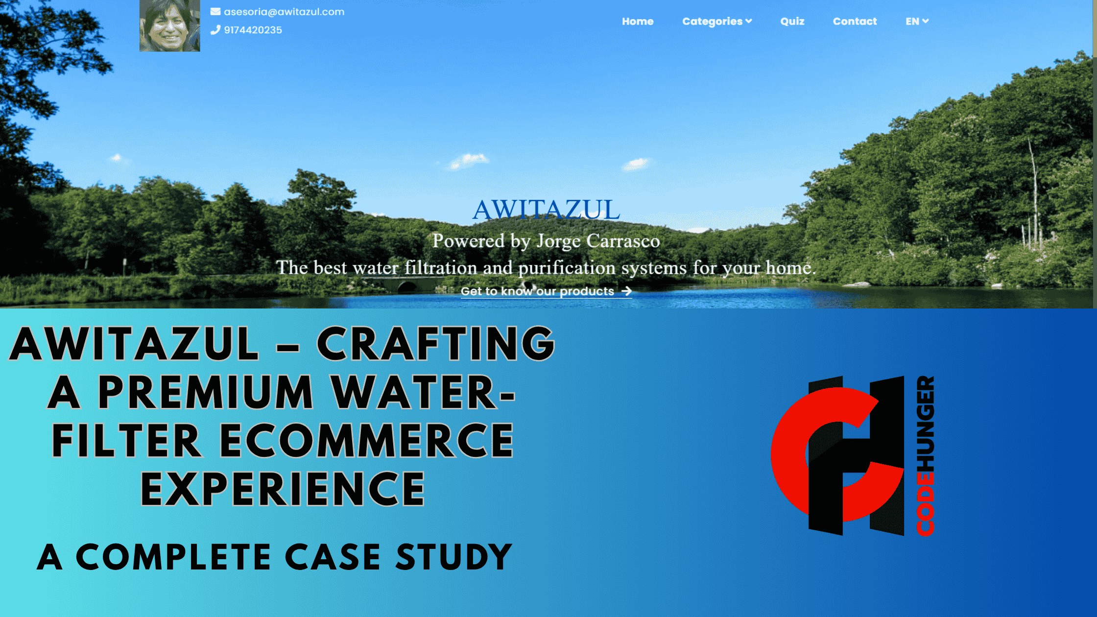 Case Study: AwitAzul – Crafting a Premium Water-Filter eCommerce Experience