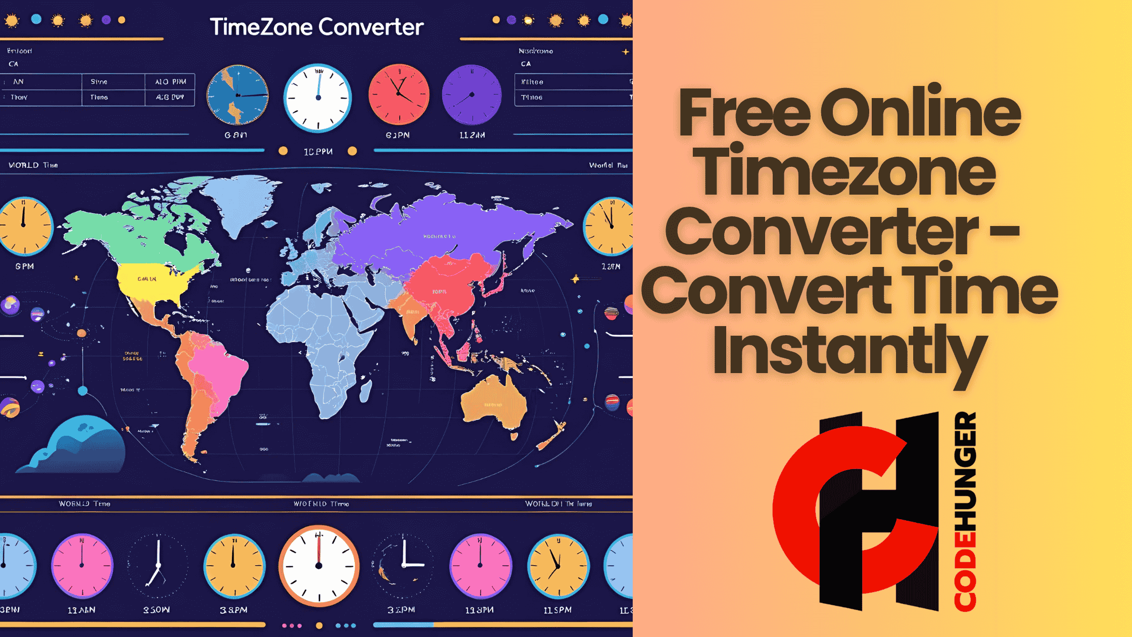 Free Online Timezone Converter | Convert Time Instantly