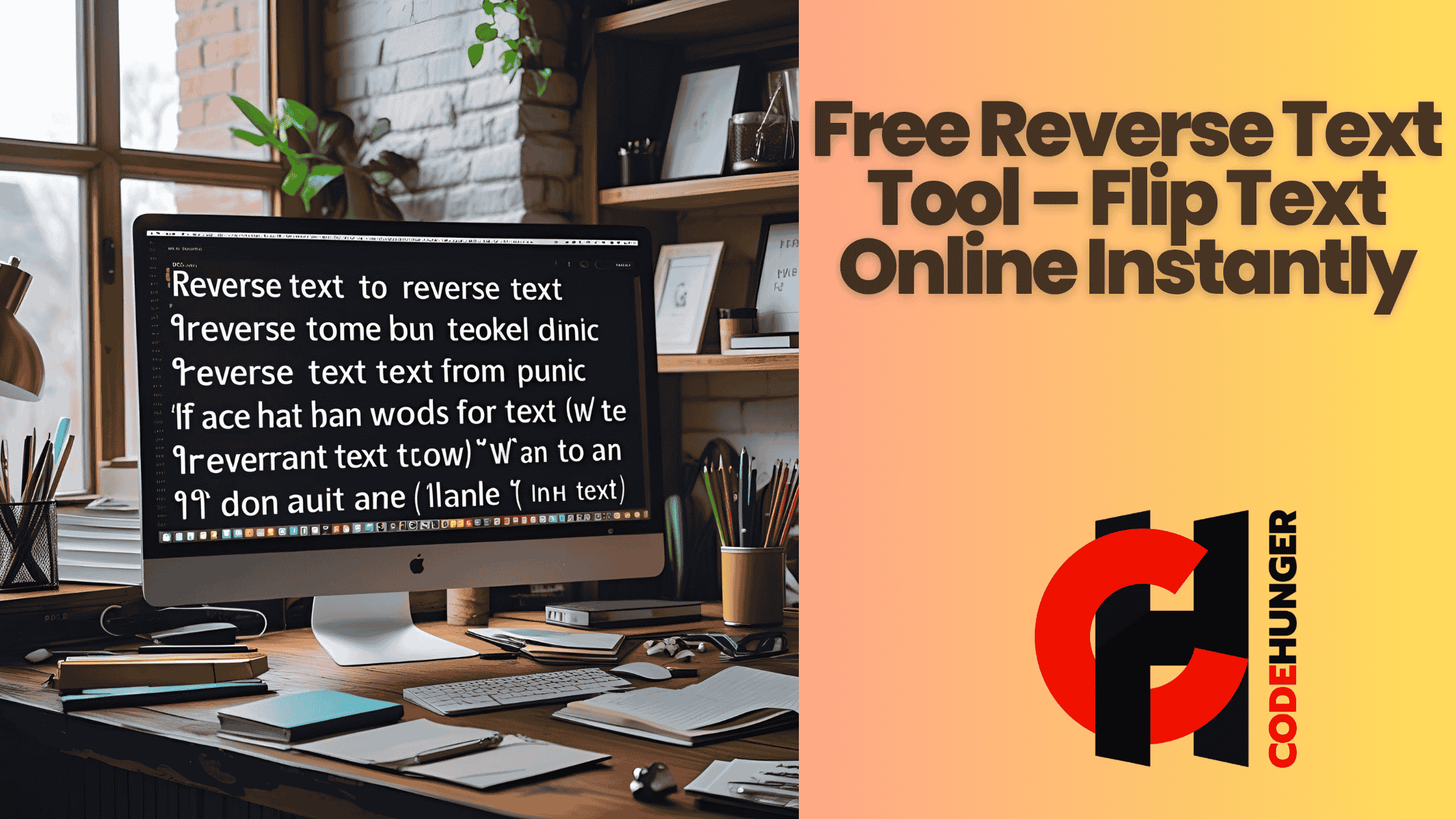 Free Reverse Text Tool – Flip Text Online Instantly